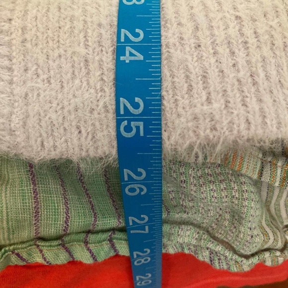 NWT Ally Mae Sweater Set Womens M Lavender Fuzzy Knit 2PC Tank‎ & Cardigan - Picture 11 of 15